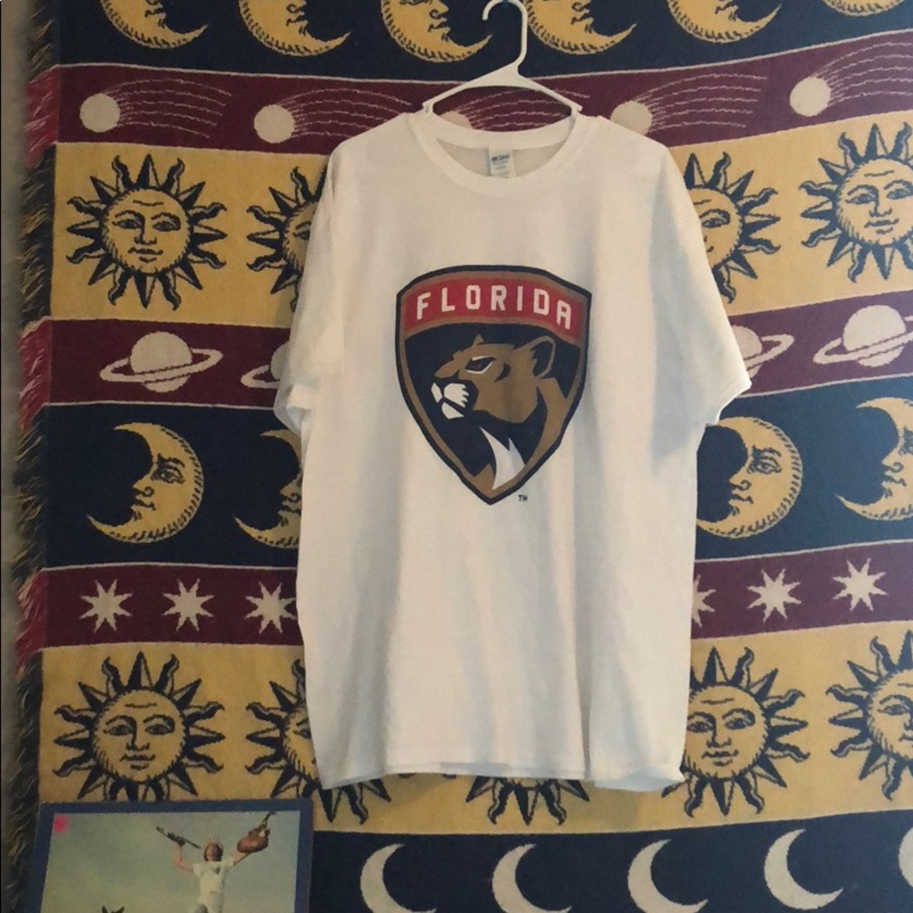 Florida Panthers screen printed logo tee